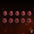10x Fire Preacher Helmets | DakkaDakka | Sci-Fi Grimdark Custom Bitz Wargaming Miniatures 28mm 32mm