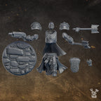 Sir Gawein | Black Gryphons | DakkaDakka | Sci-Fi Grimdark Wargaming Miniature 28mm 32mm