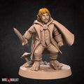 Halfling Explorer Miniatures | Bullet Rings | Fantasy Miniature | BTB