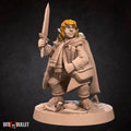 Halfling Explorer Miniatures | Bullet Rings | Fantasy Miniature | BTB
