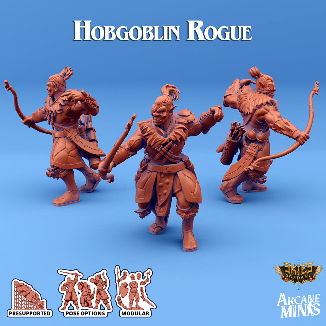 Hobgoblin Rogue B | Skies of Sordane | Fantasy Miniature | Arcane Minis
