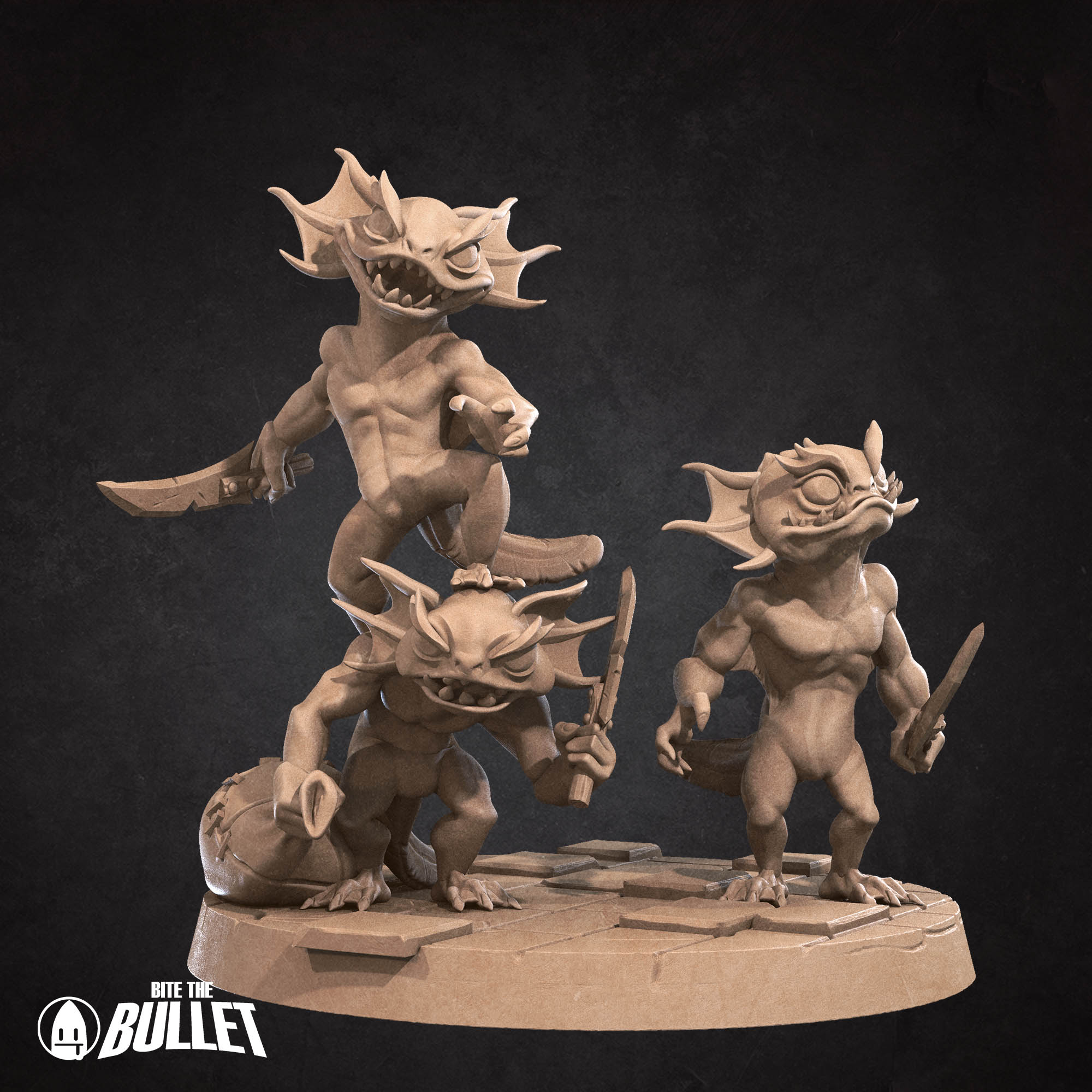 Bullet Town Fishing Village Miniatures | Fantasy Miniature | Bite the Bullet