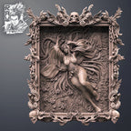 Arkilia | Pin-Up Statue Fan Art Miniature Unpainted | Ronin Arts Workshop