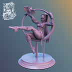 Angelique | Pin-Up Statue Fan Art Miniature Unpainted | Ronin Arts Workshop