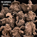 Owlfolk Miniatures (Full Set) | Fantasy Miniature | Bite the Bullet