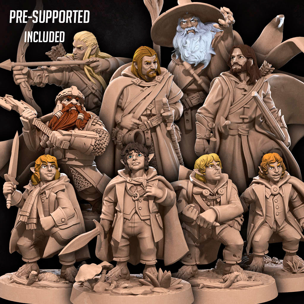 Hero Miniatures | Bullet Rings | Fantasy Miniature | BTB