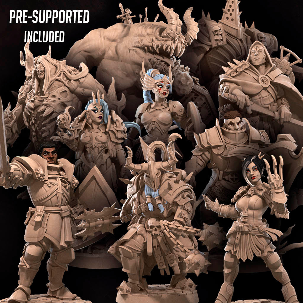 Bullet Hell Heroes 2 Miniatures | Fantasy Miniature | Bite the Bullet