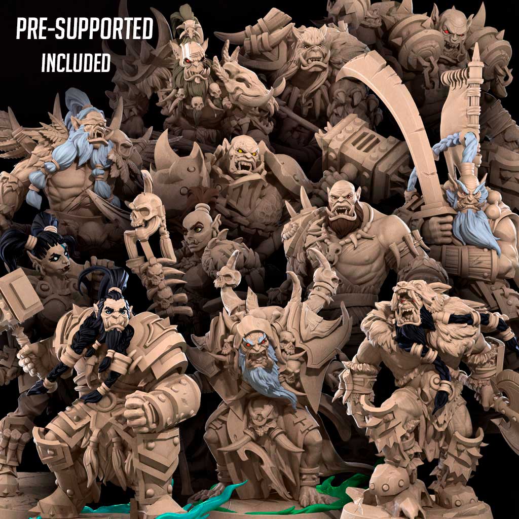 Orc Miniatures | Fantasy Miniature | Bite the Bullet