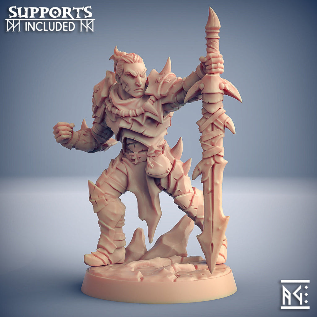 Scourgeland Survivor Miniatures | Fantasy D&D Miniature | Artisan Guild