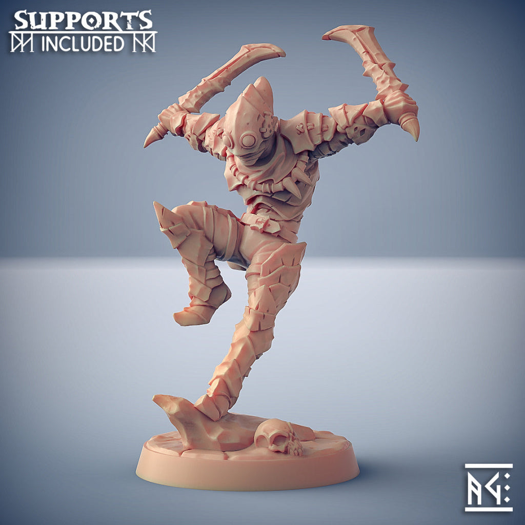 Scourgeland Survivor Miniatures (Full Set) | Fantasy D&D Miniature | Artisan Guild