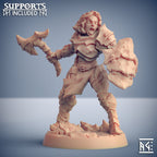 Scourgeland Survivor Miniatures (Full Set) | Fantasy D&D Miniature | Artisan Guild