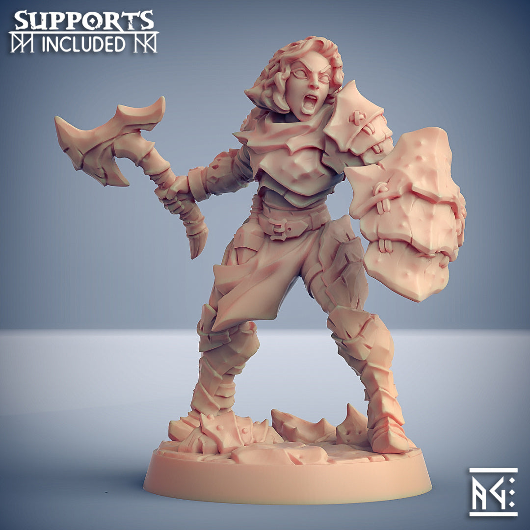 Scourgeland Survivor Miniatures | Fantasy D&D Miniature | Artisan Guild