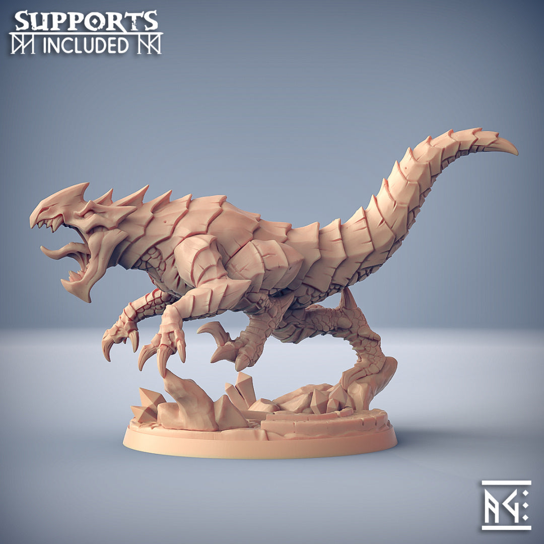 Morvagia the Drakeling | Ashen Alfar Inquisitors | Fantasy D&D Miniature | Artisan Guild