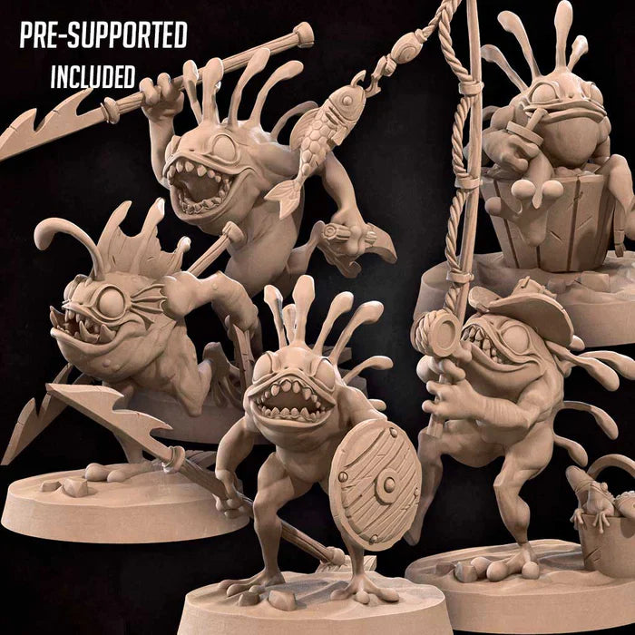 Bullet Town Fishing Village Miniatures | Fantasy Miniature | Bite the Bullet