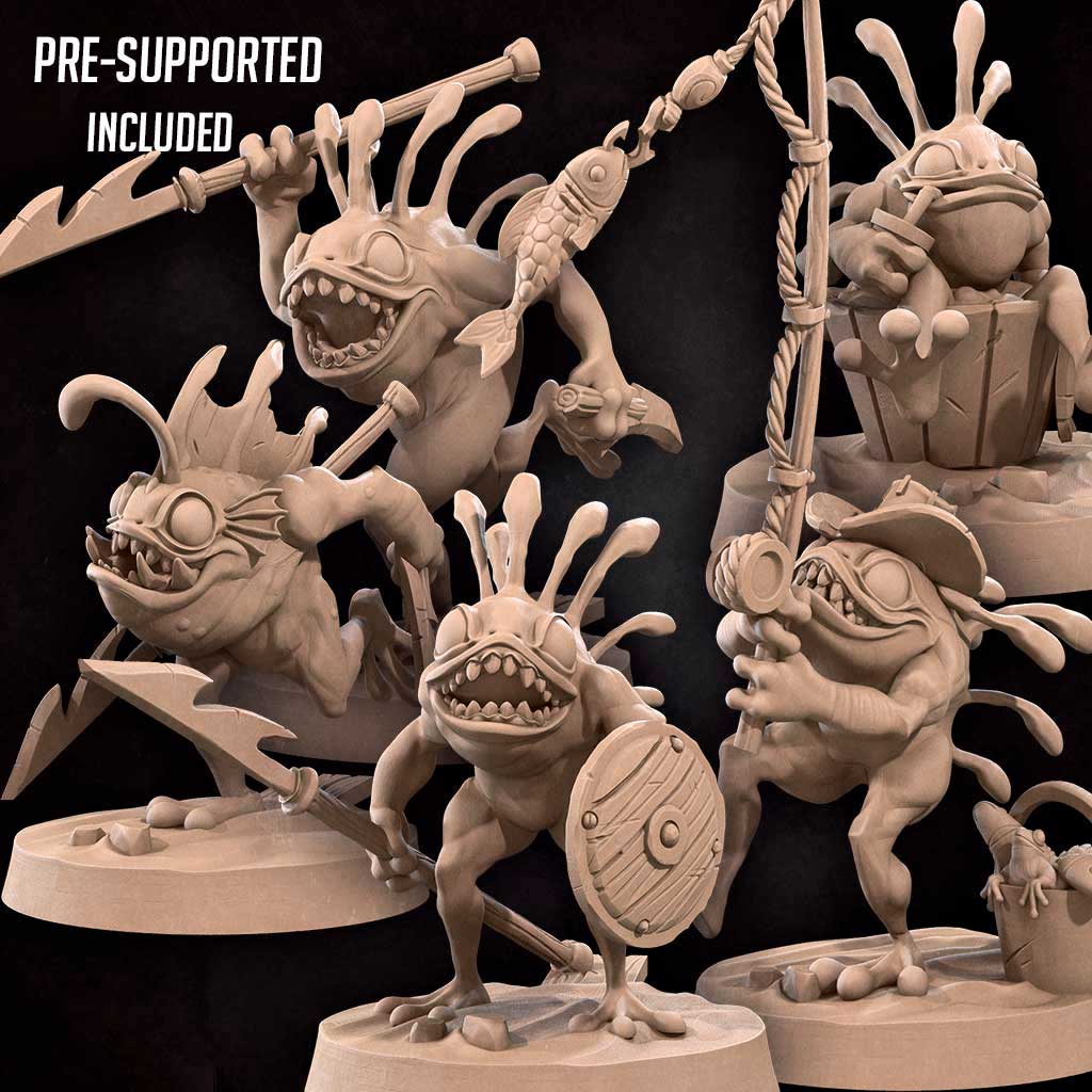 Bullet Town Fishing Village Miniatures | Fantasy Miniature | Bite the Bullet