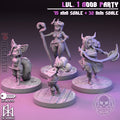 Lvl 1 Noob Party | Pin-Up Statue Fan Art Miniature Unpainted | Jigglystix