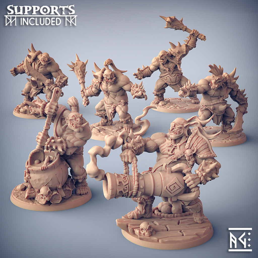 Marauder Miniatures | Ogre Marauders | Fantasy D&D Miniature | Artisan Guild