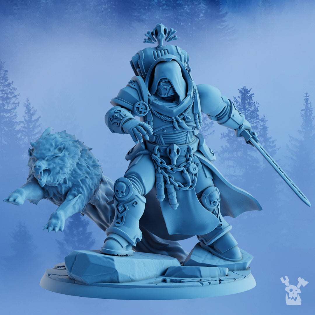 Ölaf, the White Fang | Storm Bringers | DakkaDakka | Sci-Fi Grimdark Wargaming Miniature 28mm 32mm