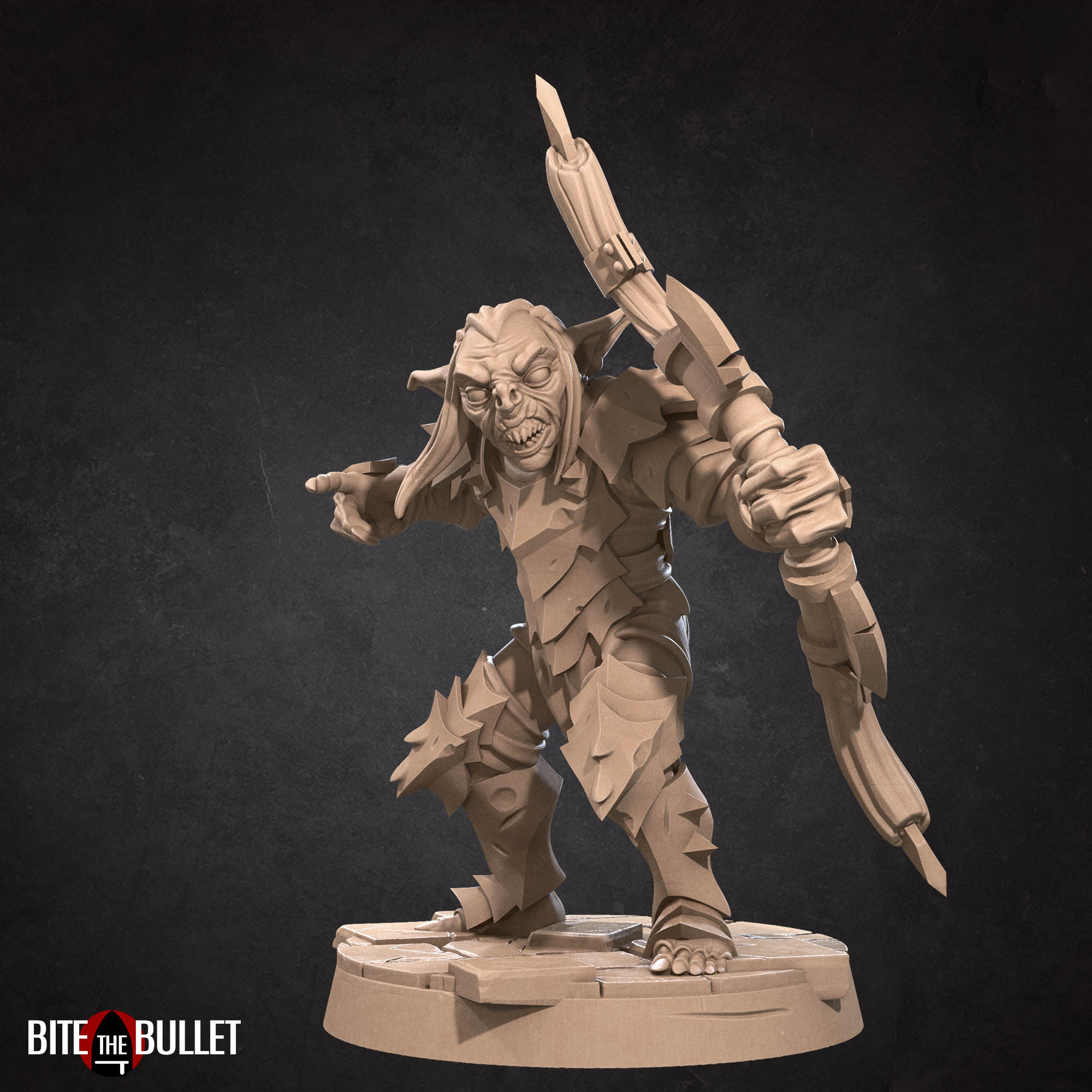 Goblin Miniatures | Bullet Rings | Fantasy Miniature | BTB