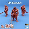 Orc Barbarian B | Skies of Sordane | Fantasy Miniature | Arcane Minis