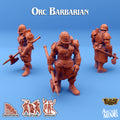 Orc Barbarian E | Skies of Sordane | Fantasy Miniature | Arcane Minis