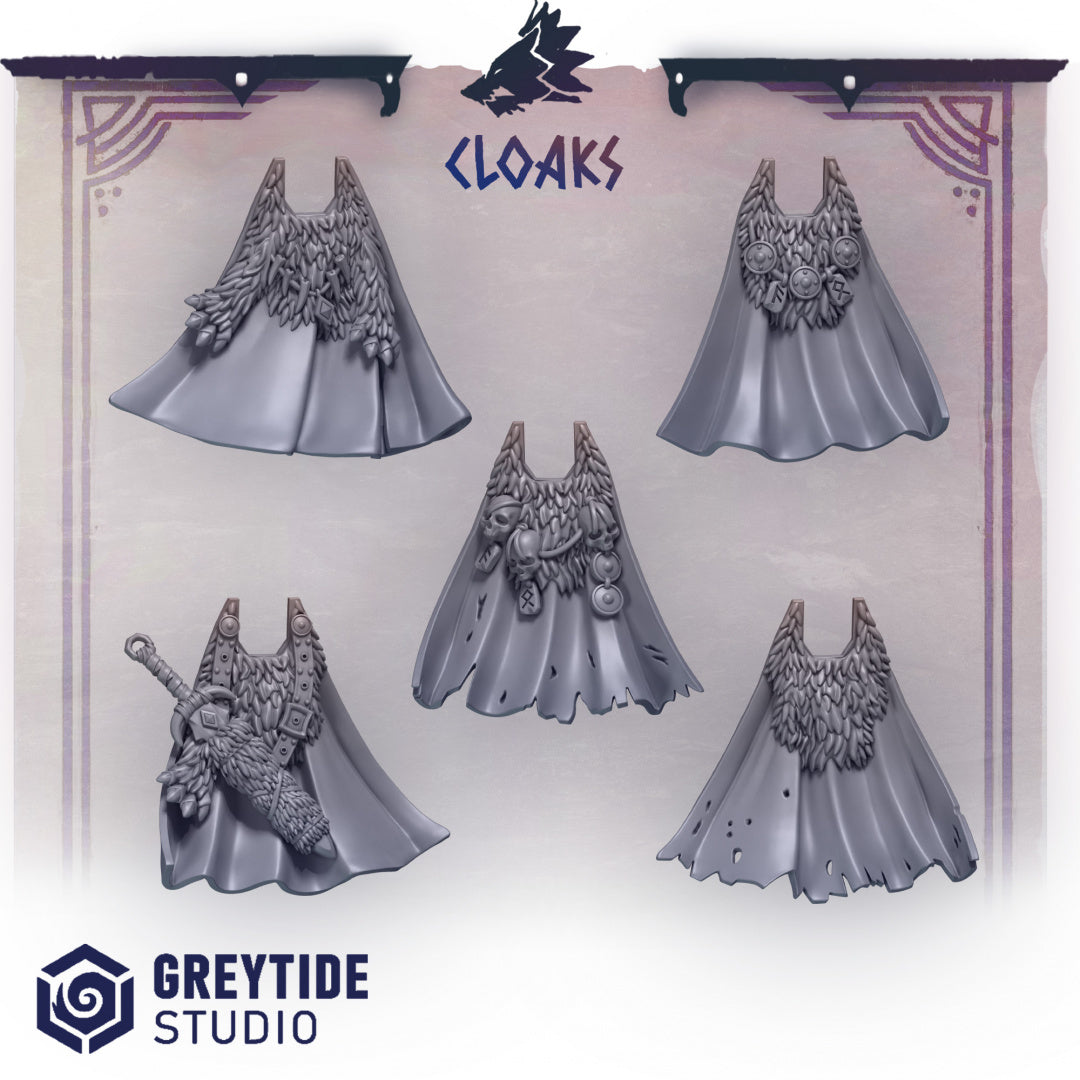 Cloaks Primal Hounds Conversion Bits For 28mm 32mm Sci-fi Space Knights