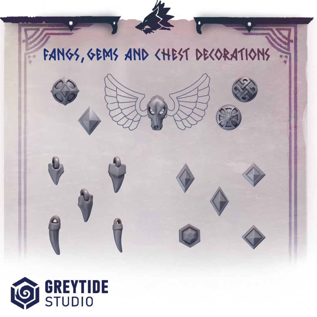 Decorations Primal Hounds Conversion Bits For 28mm 32mm Sci-fi Space Knights