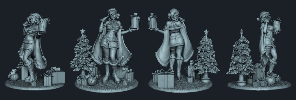 Polina | Pin-Up Statue Fan Art Miniature Unpainted | Ronin Arts Workshop