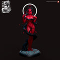 Red 11 | Pin-Up Statue Fan Art Miniature Unpainted | Ronin Arts Workshop