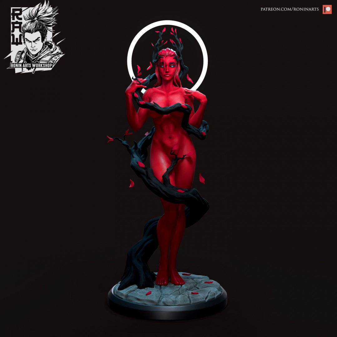 Red 11 | Pin-Up Statue Fan Art Miniature Unpainted | Ronin Arts Workshop