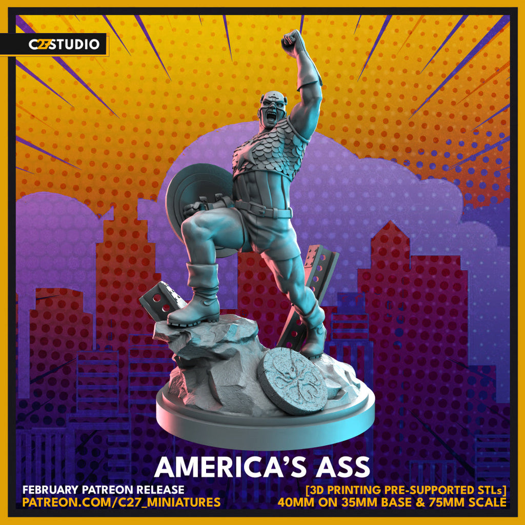 Avengers Team | Super Hero Sci-Fi Miniature | C27 Studio