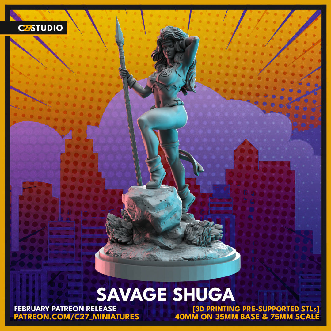 Savage Lands | Super Hero Sci-Fi Miniature | C27 Studio