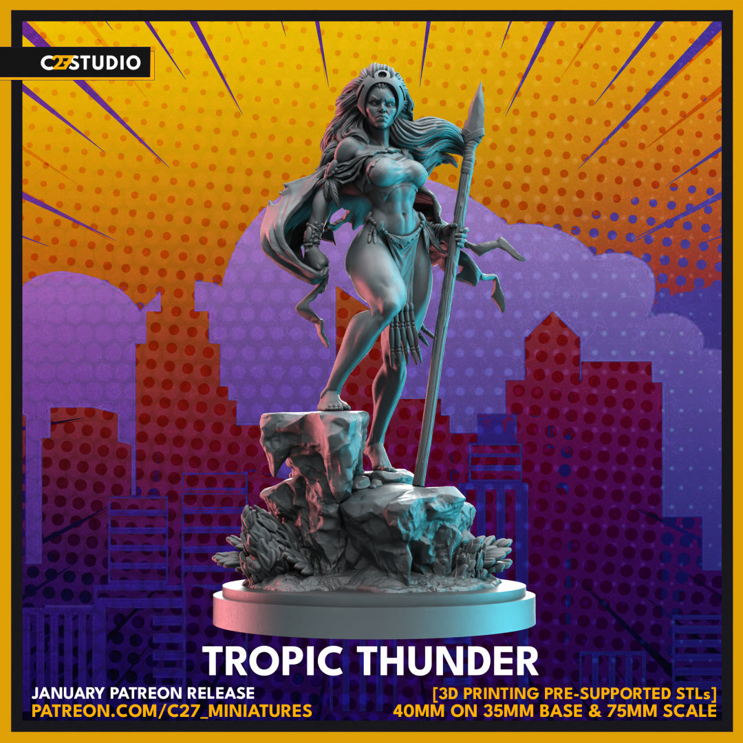 Savage Lands | Super Hero Sci-Fi Miniature | C27 Studio