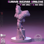 Eldritch Insectiod Scarlette | Pin-Up Statue Fan Art Miniature Unpainted | Jigglystix