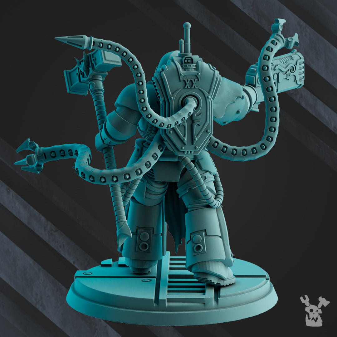Engineer Brother Sethlans the Blacksmith | Scylla Legion | DakkaDakka | Sci-Fi Grimdark Wargaming Miniature 28mm 32mm