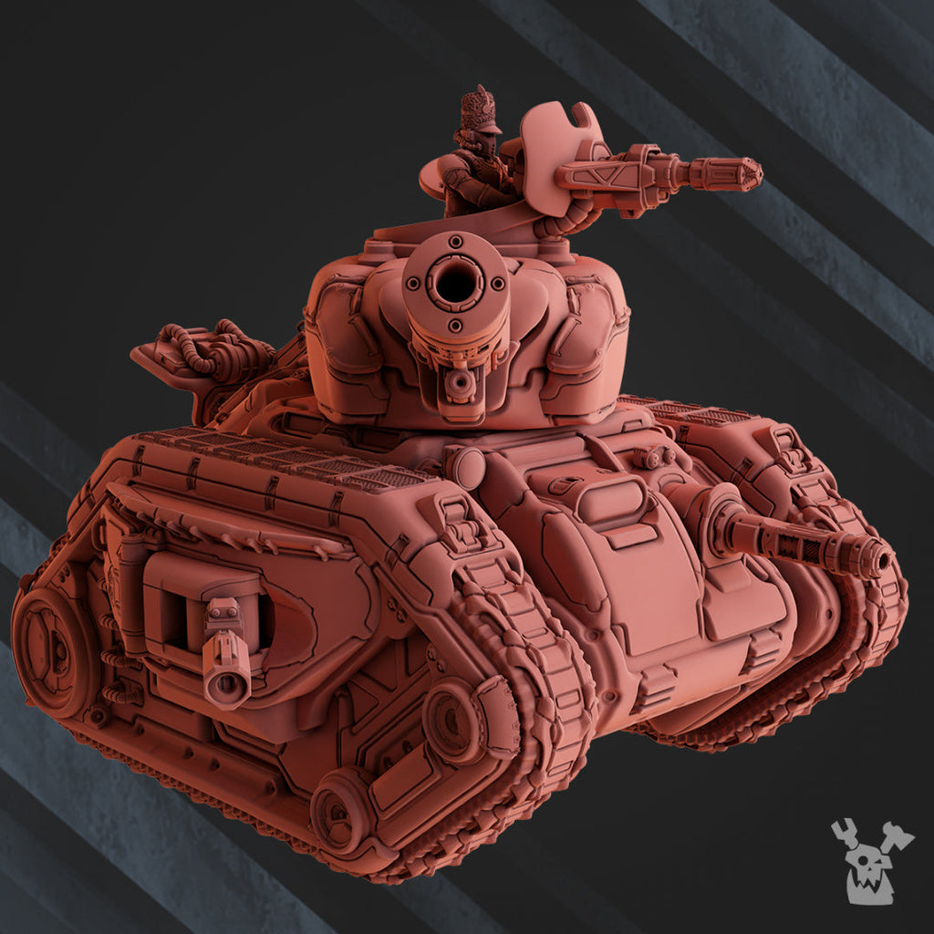 Battle Tank | Steam Guard | Grimdark Miniature | DakkaDakka