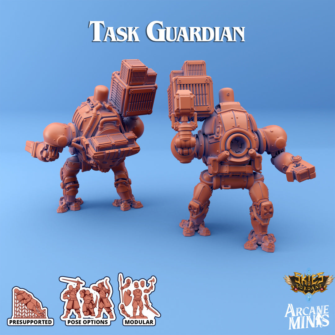 Task Guardian D | Skies of Sordane | Fantasy Miniature | Arcane Minis