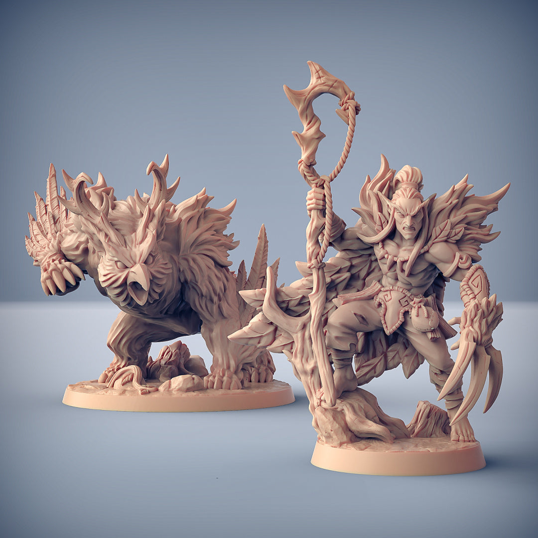 Deepwood Alfar Miniatures (Full Set) | Fantasy D&D Miniature | Artisan Guild