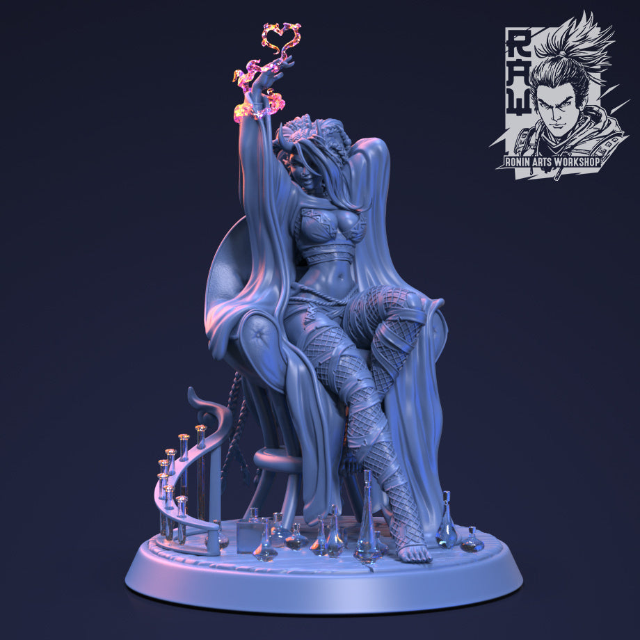 Violet | Pin-Up Statue Fan Art Miniature Unpainted | Ronin Arts Workshop