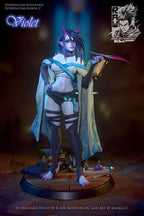 Violet | Pin-Up Statue Fan Art Miniature Unpainted | Ronin Arts Workshop