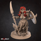 Amazon Woman Miniatures | Fantasy Miniature | Bite the Bullet