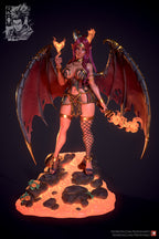 Succubus Voxlyn Bliss | Pin-Up Statue Fan Art Miniature | Ronin Arts Workshop