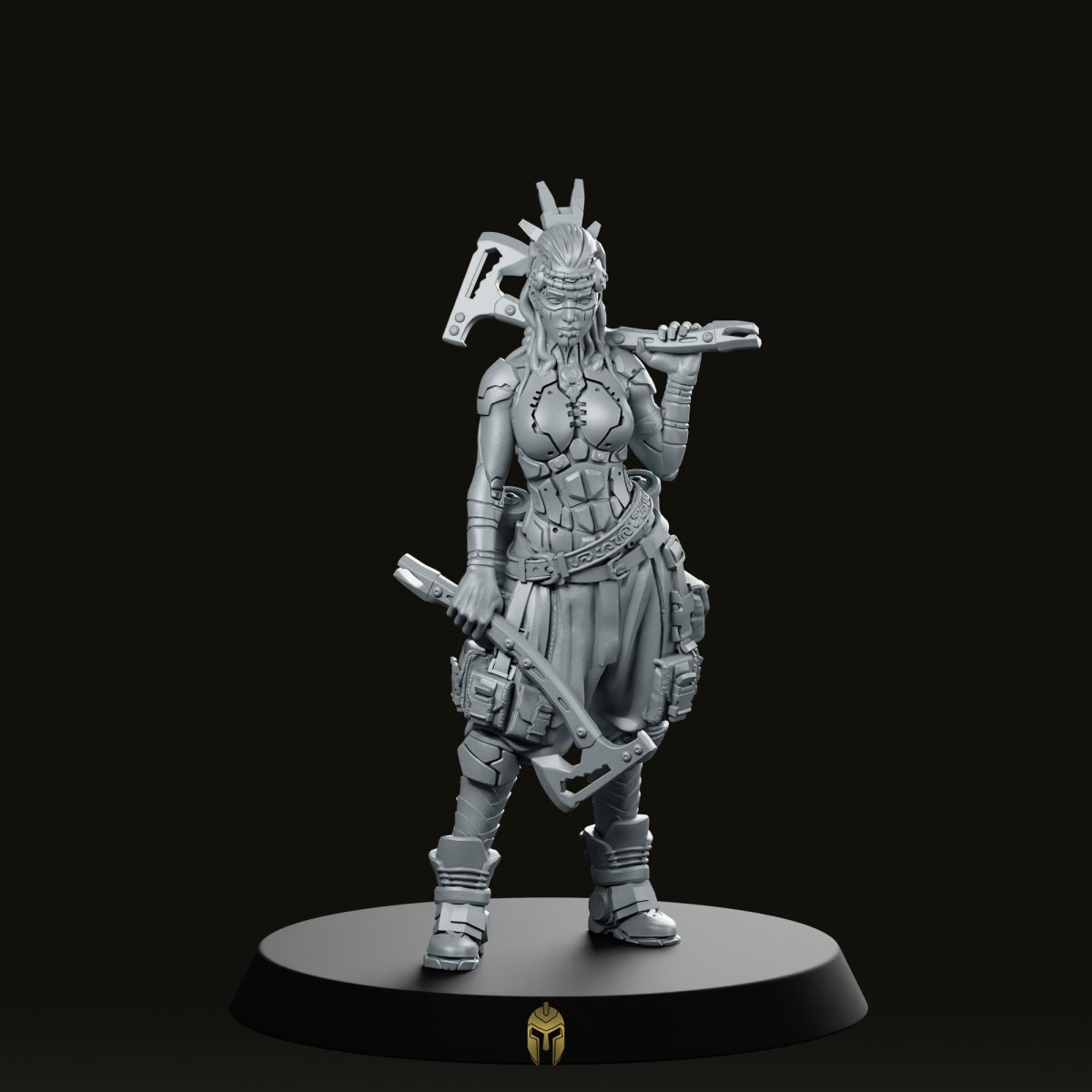 Revna Raiders Of Ymir Cyberpunk Miniature