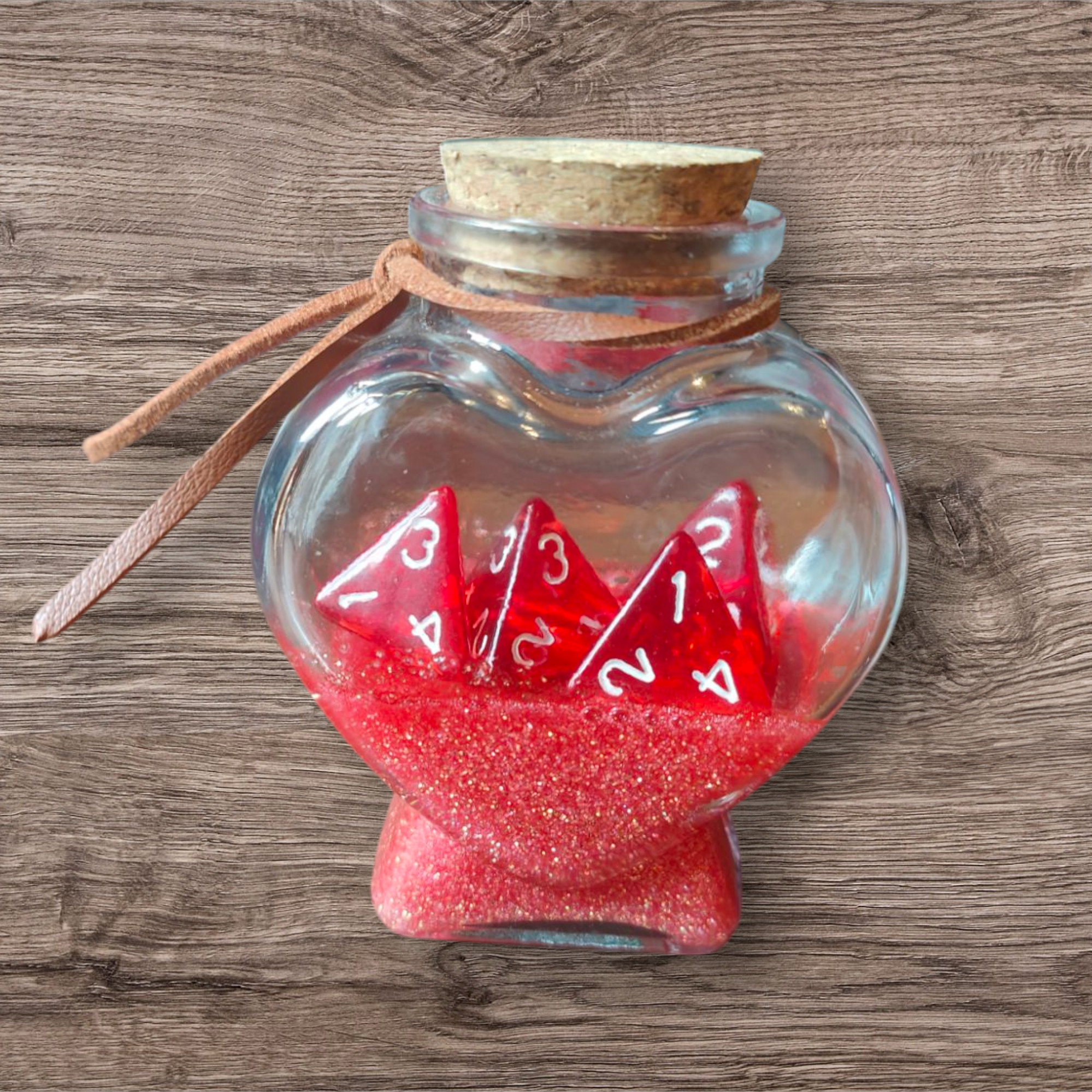 D&D Potion Of Healing Mana Health D4 Bottle Dice Prop Glass Health