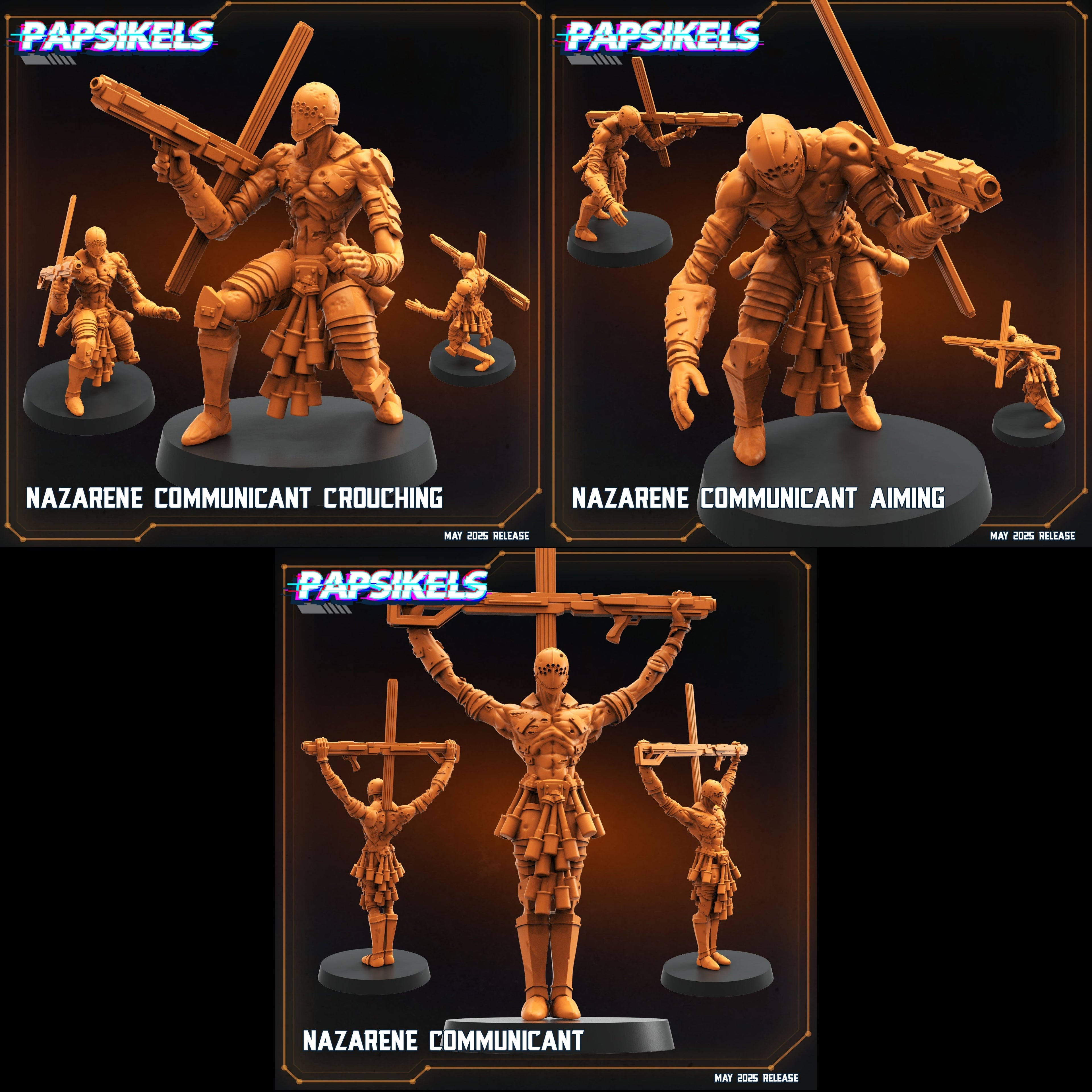Nazarene Communucant Miniatures | Trench Grimdark | Papsikels