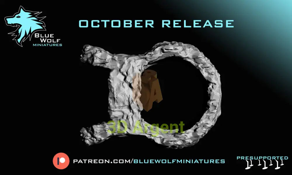 Rocky Hangar Terrain | Star Wars Legion Compatible | 3D Printed Scenery BlueWolf Miniatures