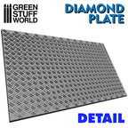 Green Stuff World Rolling Pin Diamond Plate