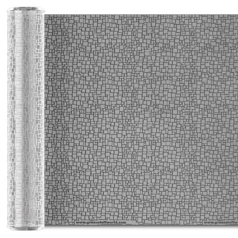 Green Stuff World: 15mm Textured Rolling Pin - Flagstone