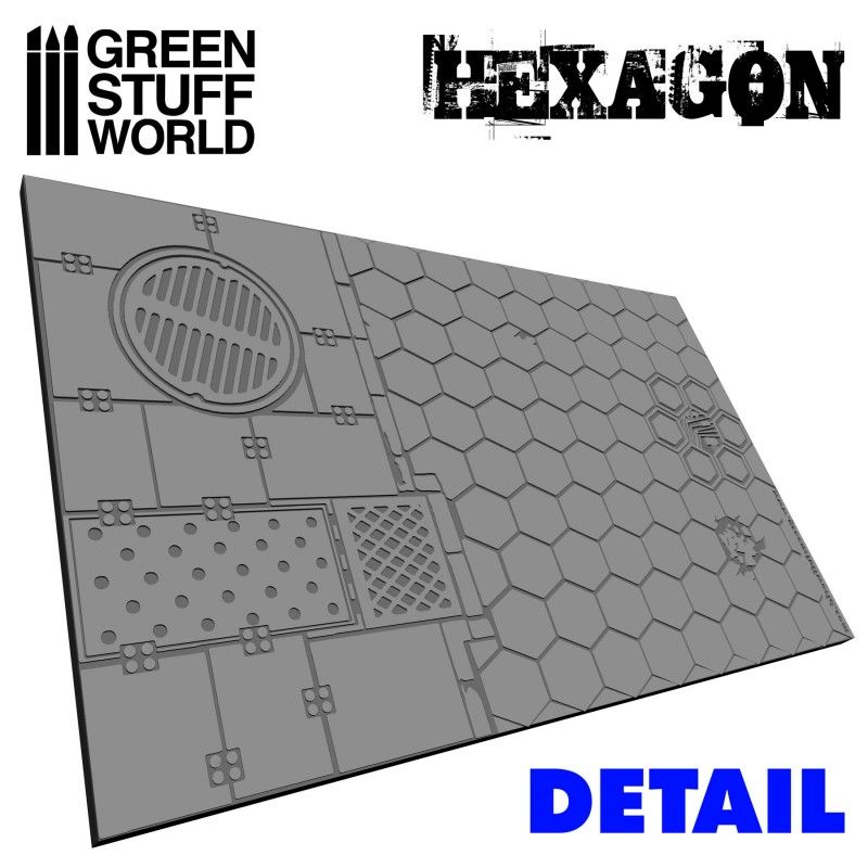 Green Stuff World Rolling Pin Hexagons
