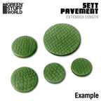 Green Stuff World: 15mm Textured Rolling Pin - Sett Pavement